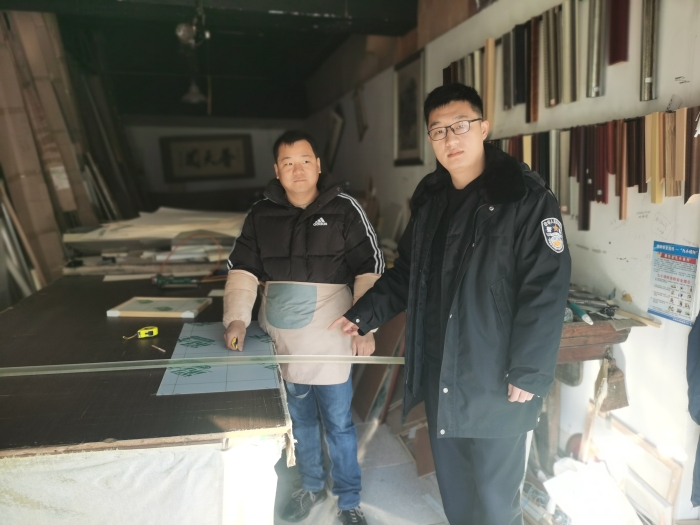 龙亭分局张博工作照