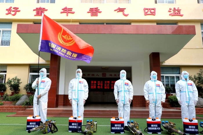 一师附小消杀照片